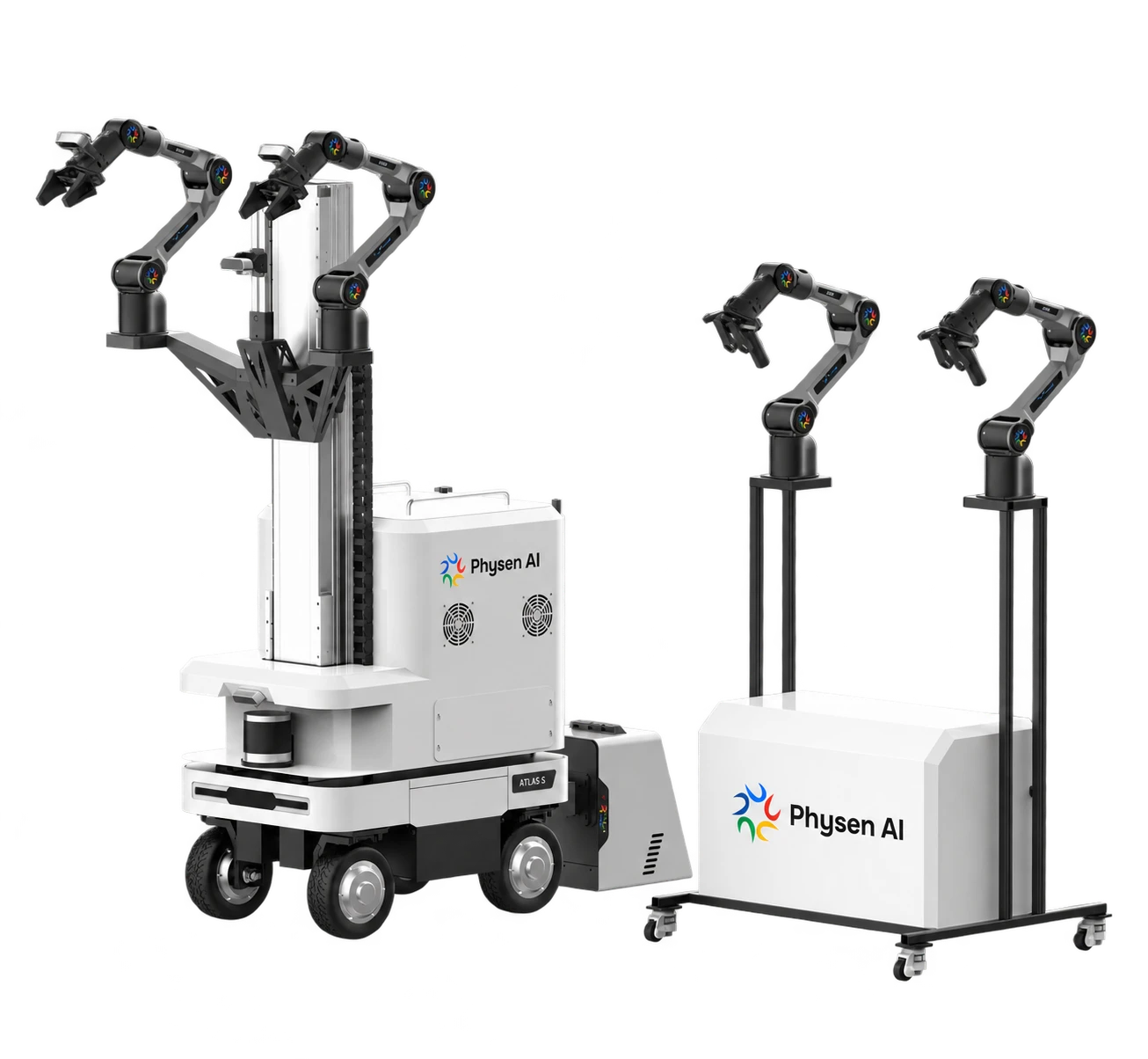 真觉 Atlas S，Physen AI 品牌概念图 · AI 编辑 · 非实物交付照片